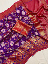 Soft Silk Patola Weaving Paithani Saree